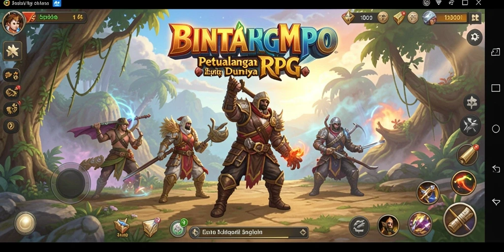 Tampilan menarik gameplay RPG BINTANGMPO.