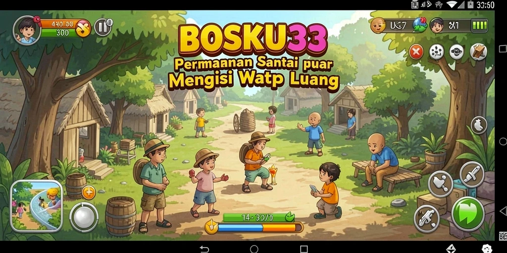 Tampilan gameplay yang menarik dan menyenangkan dari BOSKU33.