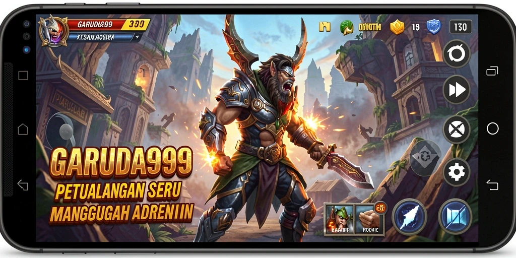 Tangkapan layar GARUDA999 dengan tampilan gameplay yang mendebarkan.