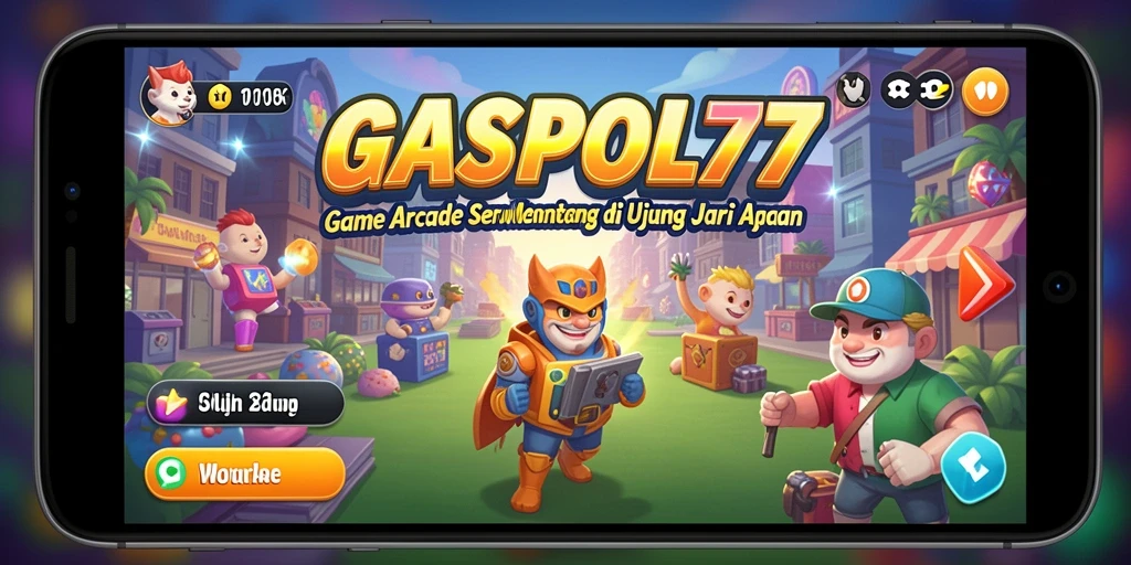 Tampilan gameplay <strong>GASPOL77</strong> yang seru dan penuh warna.