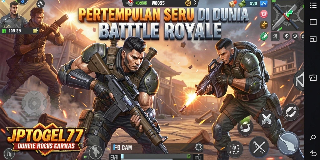 Gameplay seru di JPTOGEL77 dengan aksi Battle Royale yang menegangkan.