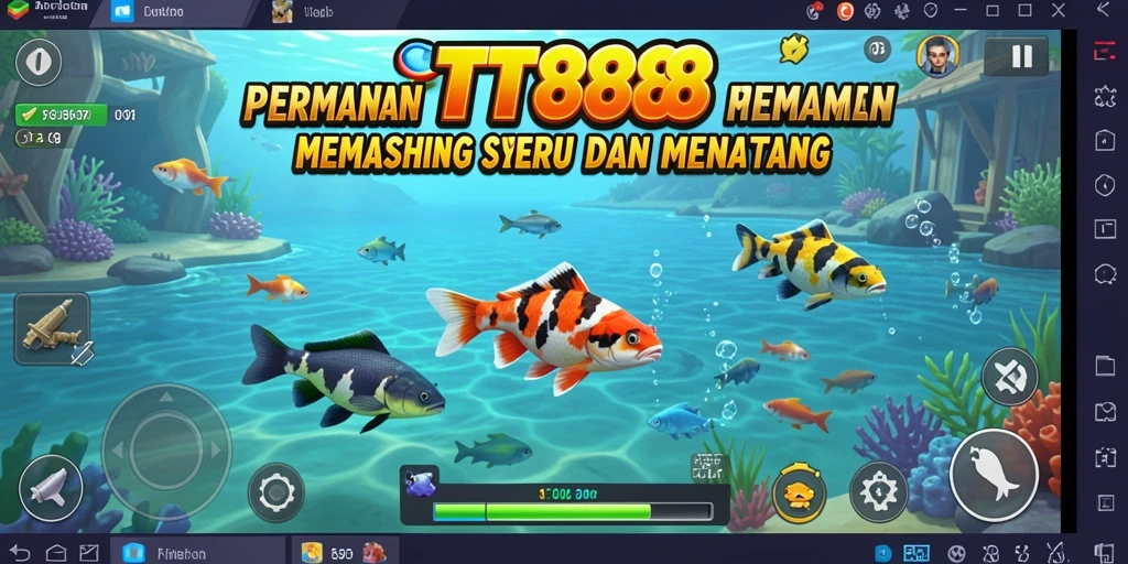 Screenshot gameplay TTT888 dengan pengalaman memancing yang mengasyikkan.
