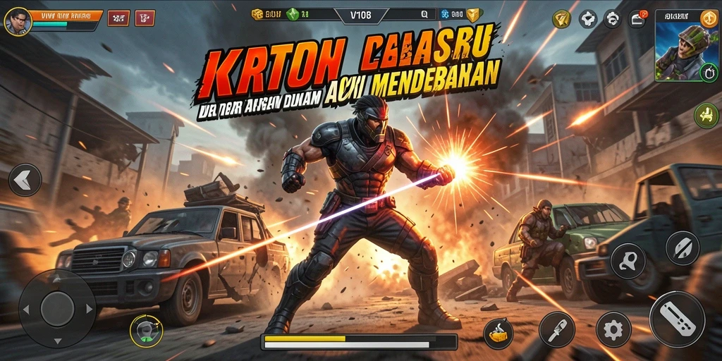 Screenshot VW108 menampilkan pertarungan seru dengan grafis luar biasa.